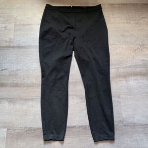 J.CREW Any Day Pixie Pant Stretch Ponte, Black, Back Zipper, Size XL